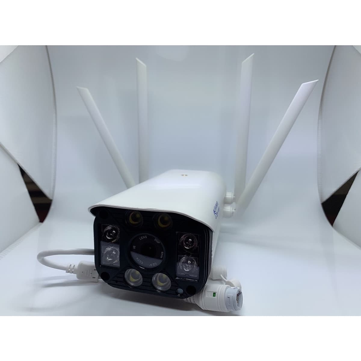 camera wifi yoosee ngoài trời 1080p 4 râu kèm thẻ 64gb - camera ip yoosee 3.0mp ngoài trời chống nước có mầu ban đêm - hàng nhập khẩu