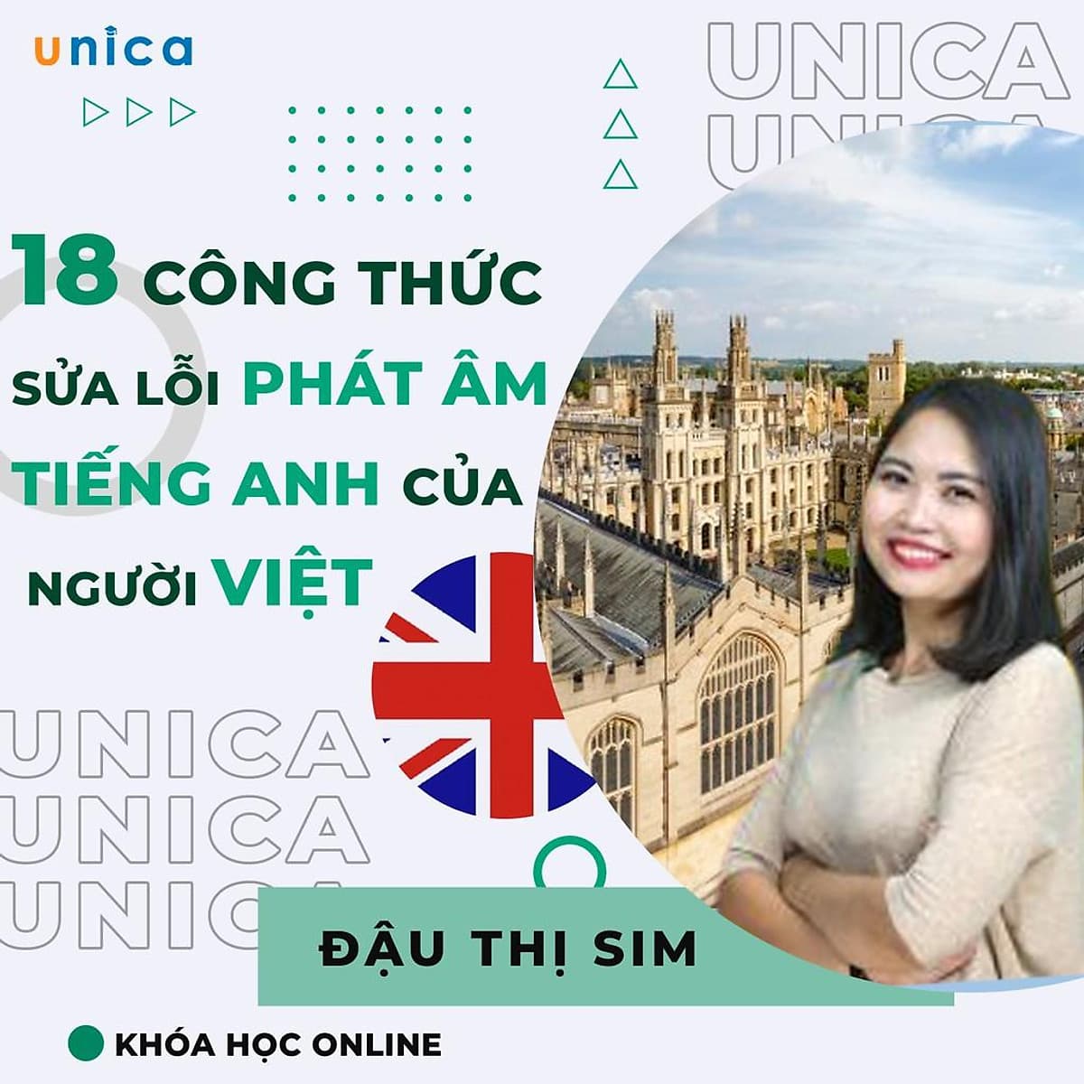  Khóa học NGOẠI NGỮ- 18 Công thức sửa lỗi phát âm tiếng Anh kinh điển cho người Việt -[UNICA.VN