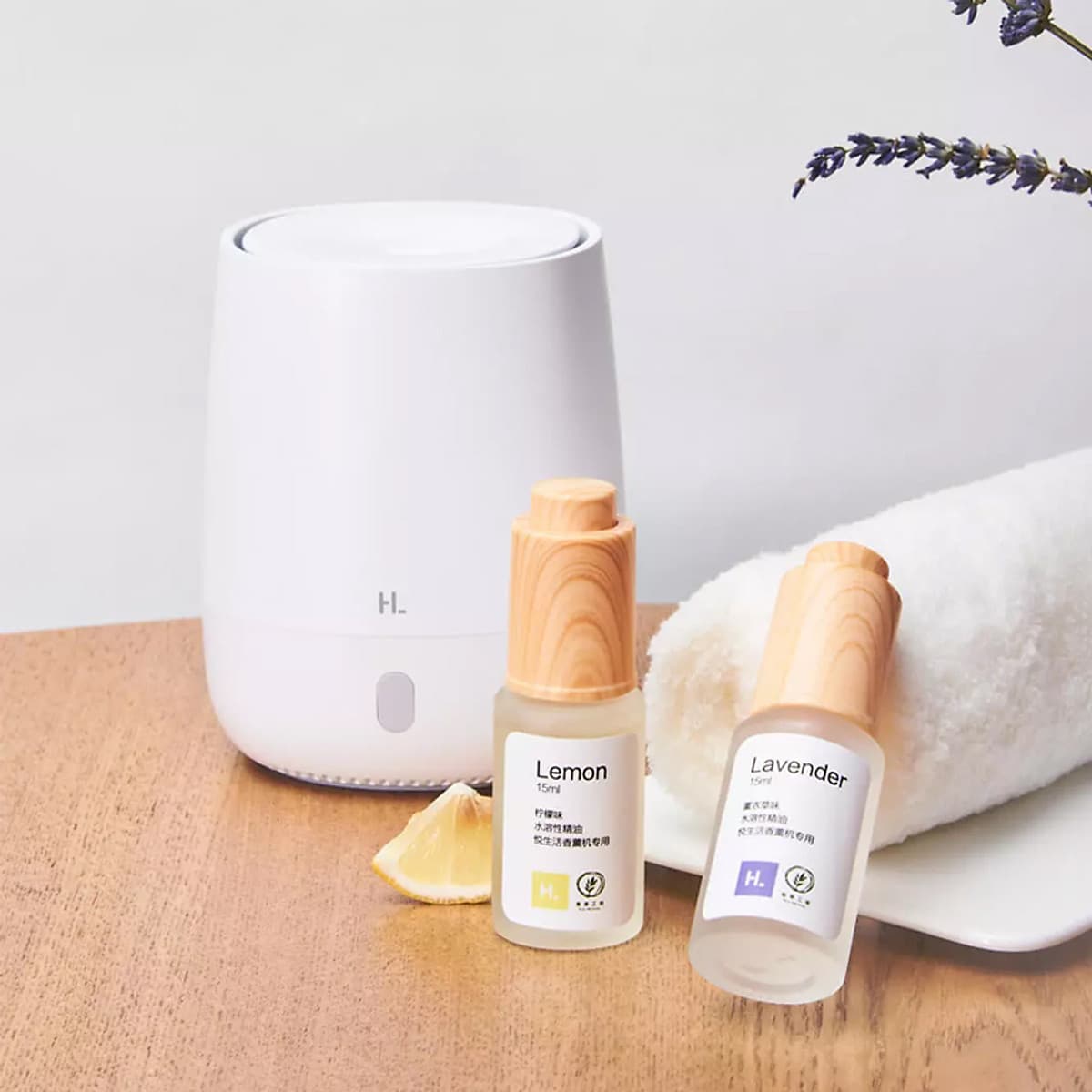 Máy Khuếch Tán Tinh Dầu Kiêm Đèn Ngủ Mini USB Xiaomi HL (120ml)