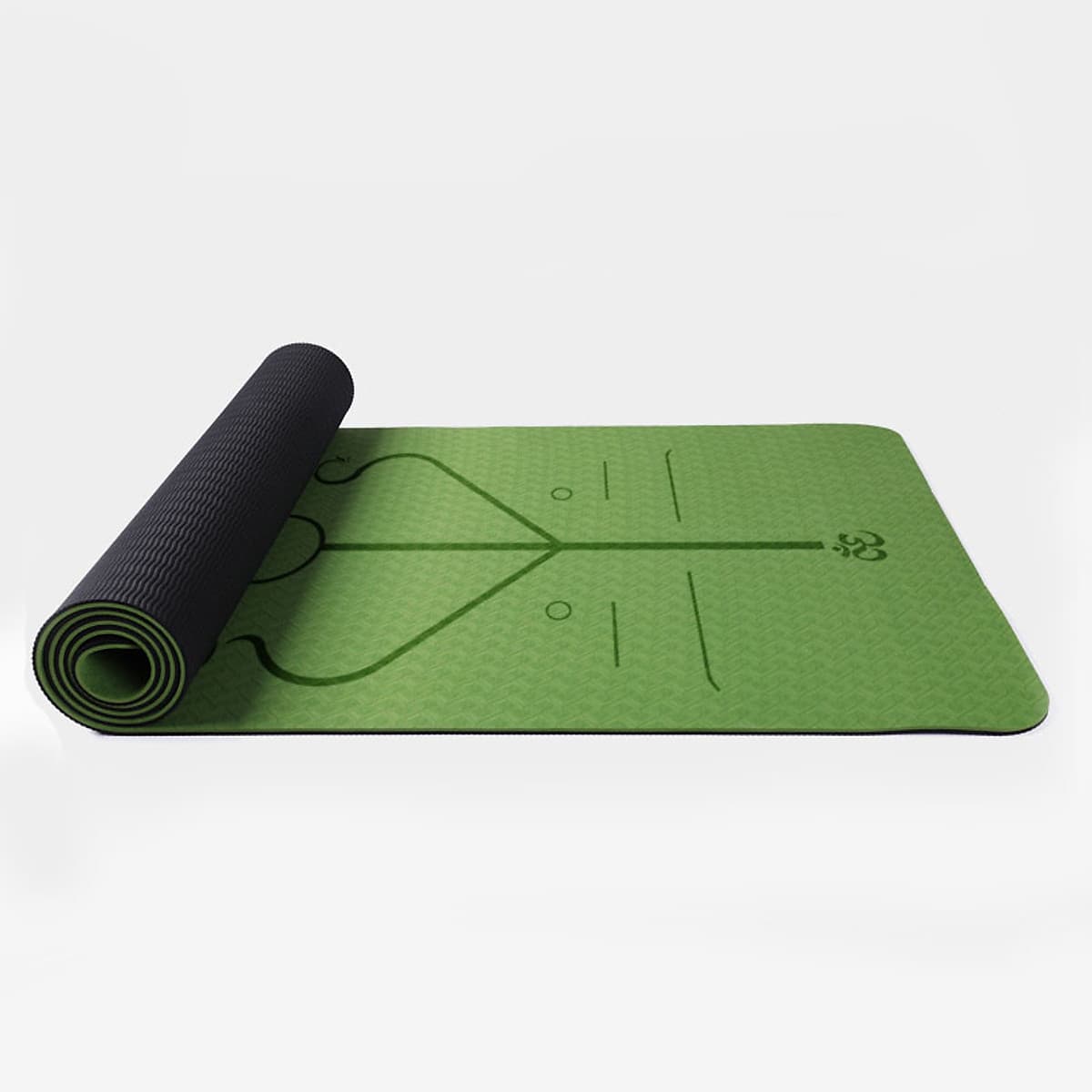 Thảm tập yoga định tuyến cao cấp DOPI DP1102-2 Chất liệu TPE siêu bám