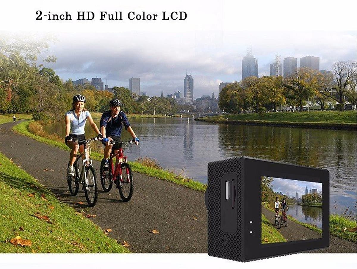Camera Hành Trình ô tô, xe máy chất lượng 1080 Sports chống nước tuyệt đối đầy đủ phụ kiện gắn mũ bảo hiểm hoặc tay xe