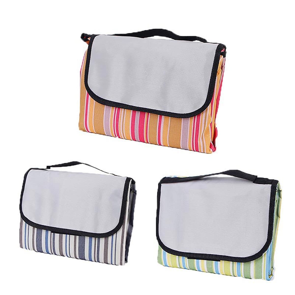 THẢM DÃ NGOẠI, DU LỊCH, PICNIC CAO CẤP - Chống thấm nước, họa tiết caro, gấp gọn tiện lợi - 2 kích thước khách chọn màu!