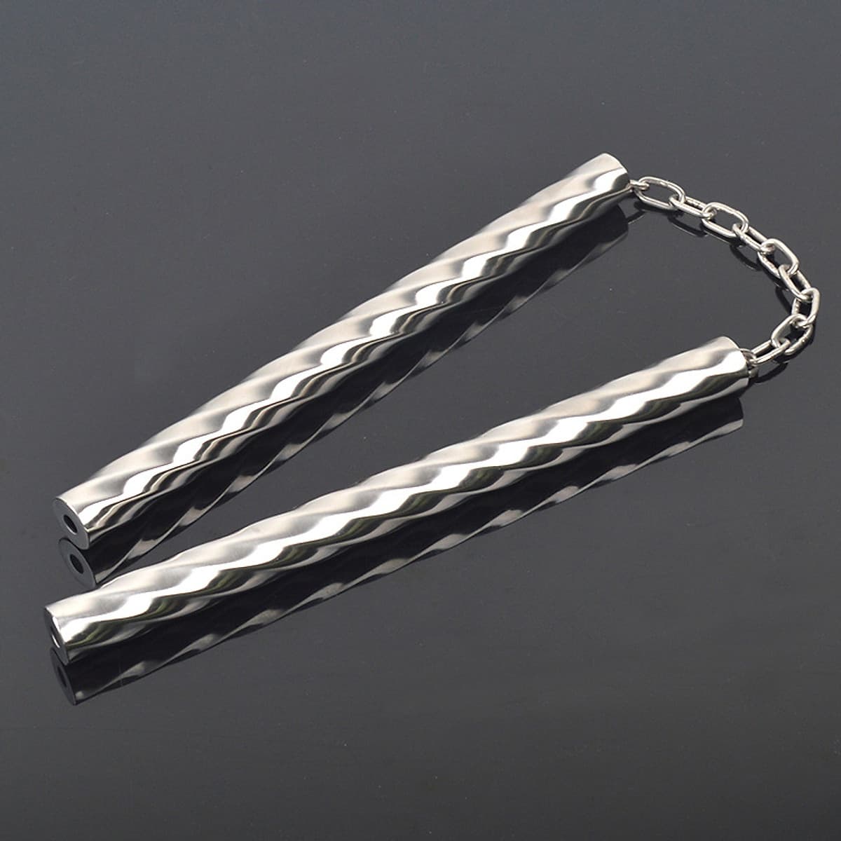 Côn nhị khúc INOX dạng Xoắn Leng Keng Cao Cấp