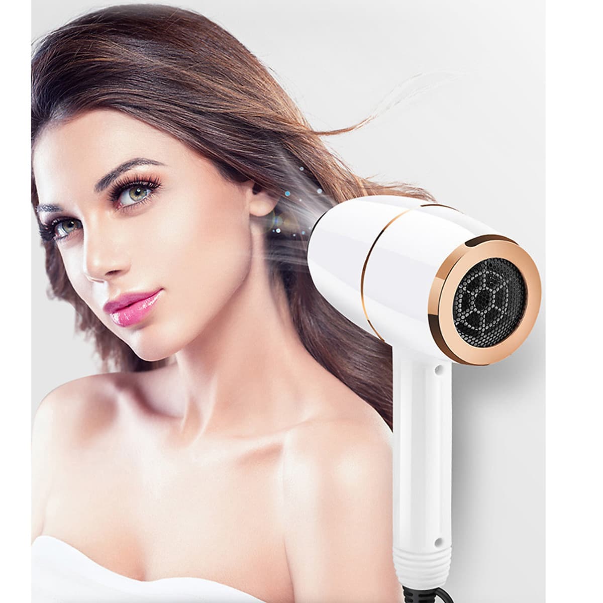 Máy sấy tóc công suất lớn ba chế độ gió chăm sóc tóc chuẩn Salon