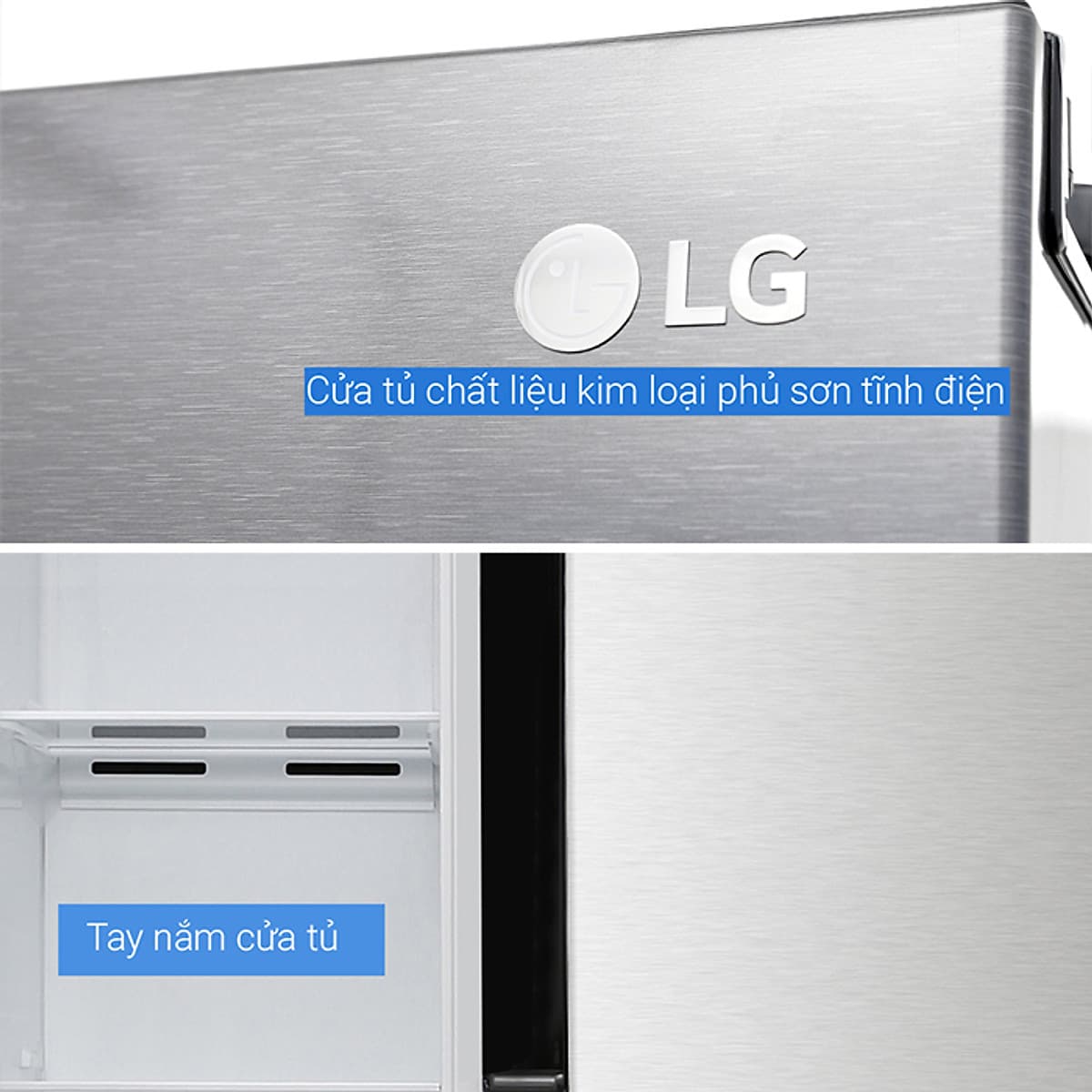 Tủ lạnh LG Inverter 613 lít GR-B247JDS 