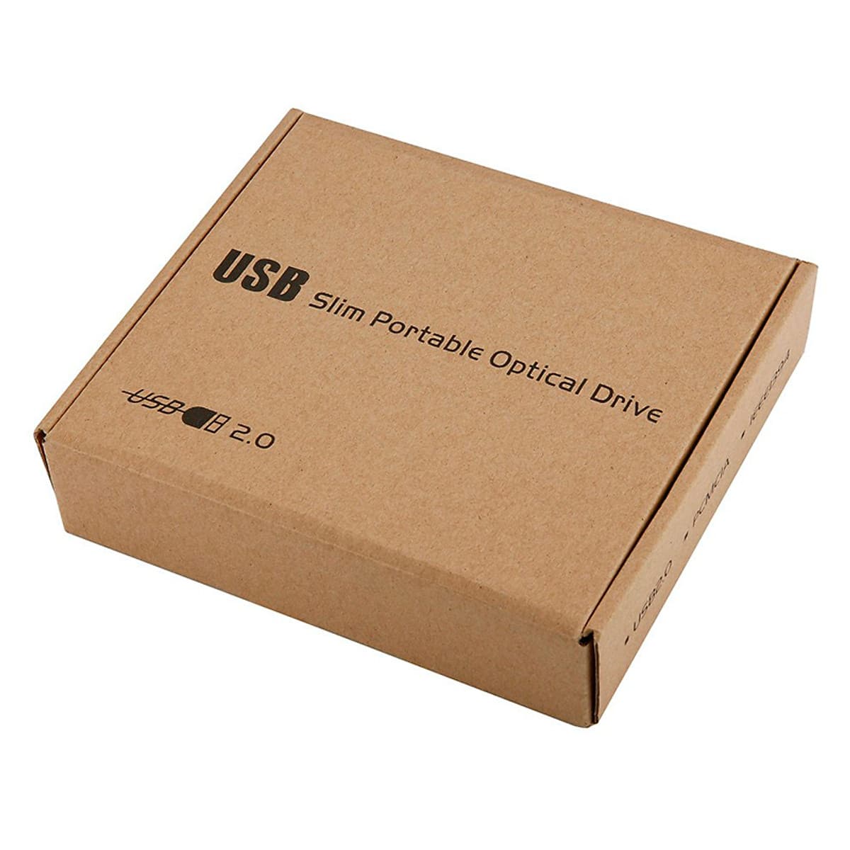 Combo DVD Gắn Ngoài (Gồm Box + DVD) To USB 2.0 (Đọc, Ghi CD - DVD) – Hàng Nhập Khẩu
