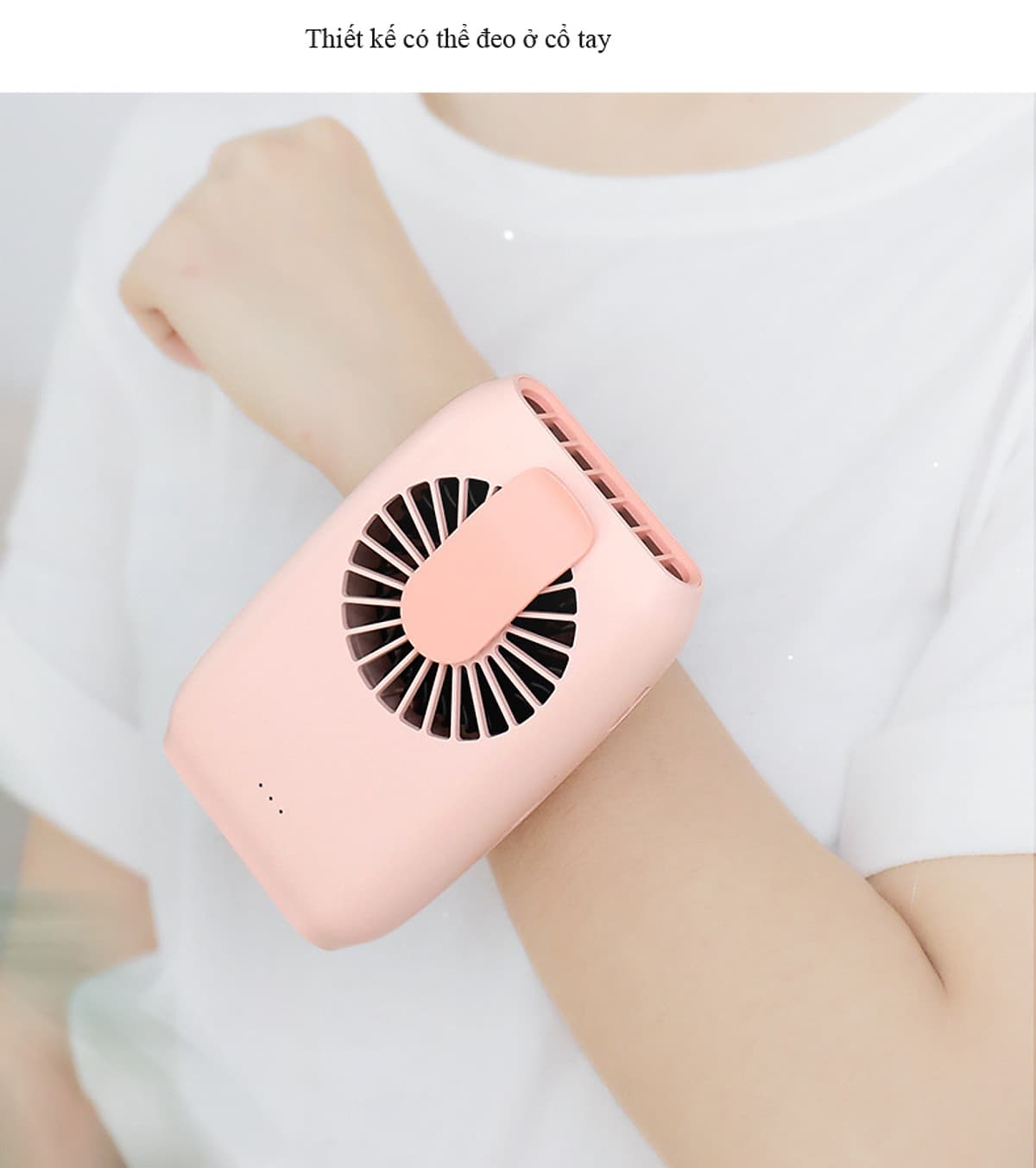 Quạt Treo Eo Lưng Kèm Dây Đeo Tích Hợp Sạc Thích Hợp Với Mọi Hoạt Động Làm Việc Giải Trí Subara GF-22
