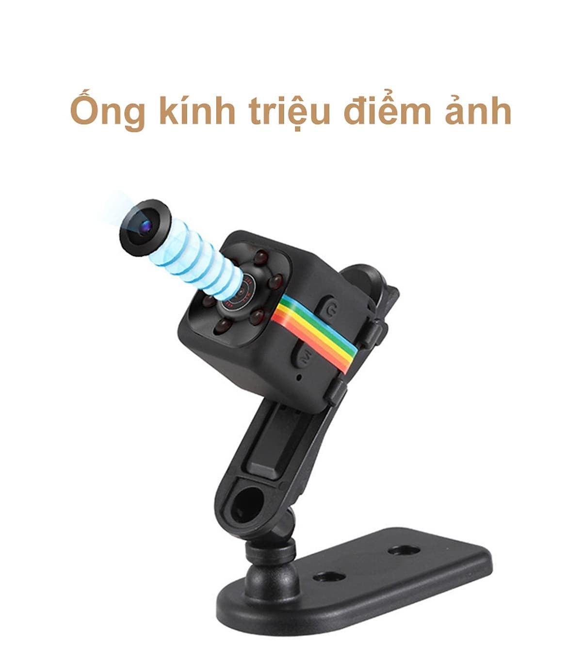 Camera Hành Trình Siêu Nhỏ Quay Đêm Hồng Ngoại Tầm Nhìn Xa Phân Giải Cao SQ11 Full HD 1080 12M