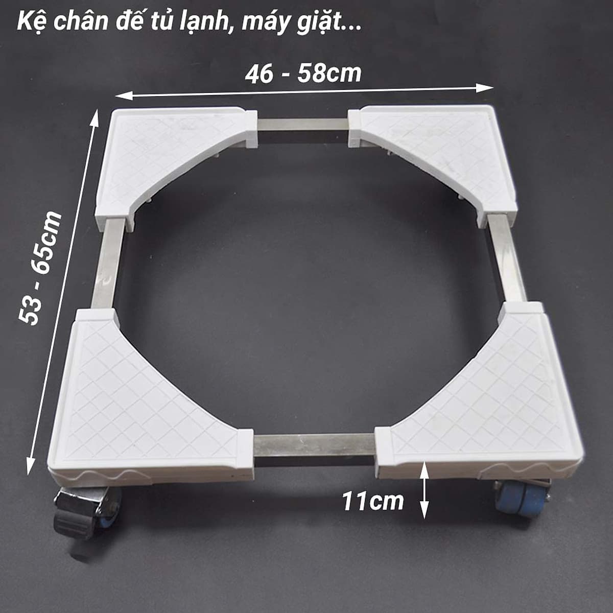 Chân đế giá đỡ tủ lạnh máy giặt có bánh xe