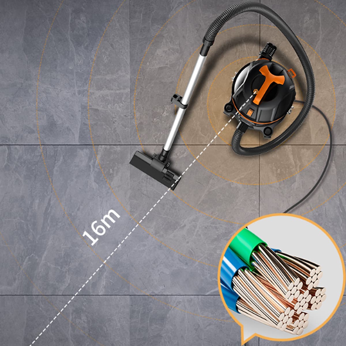 MAY HÚT BỤI GIA ĐÌNH, VĂN PHÒNG, NHÀ XƯỞNG XC79AA CÔNG SUẤT 1200W