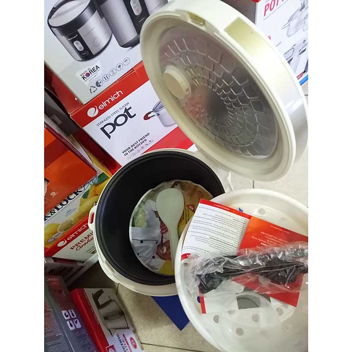 Nồi cơm điện 1.8L Elmich Smartcook RCS-0892 hàng chính hãng