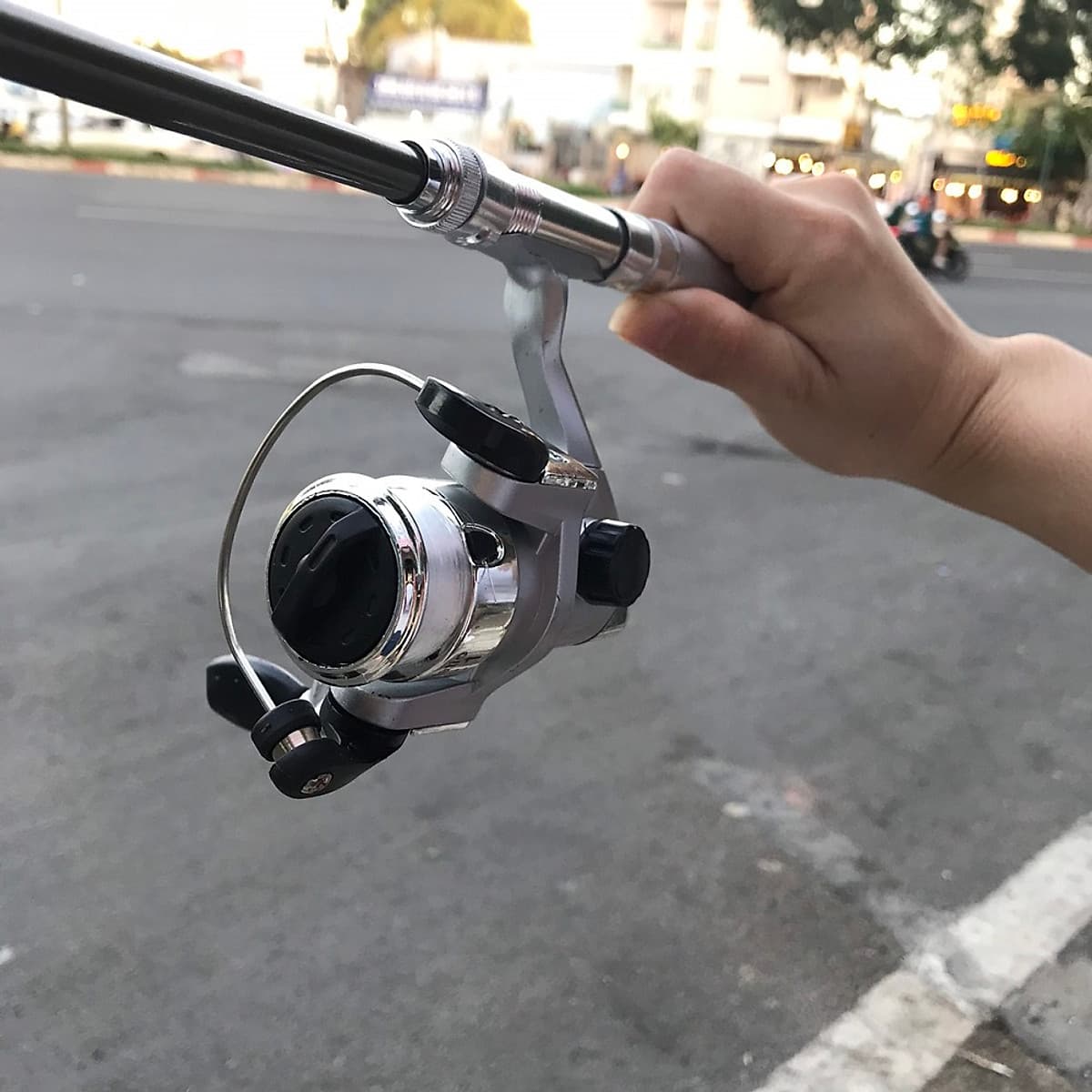 [TIỆN LỢI] COMBO bộ cần câu bút bi mini kèm máy câu 1m/1m4 (máy câu đã quấn sẵn dây cước), cần câu bút máy đứng câu tôm câu mực thu nhỏ siêu nhẹ, mua can cau but