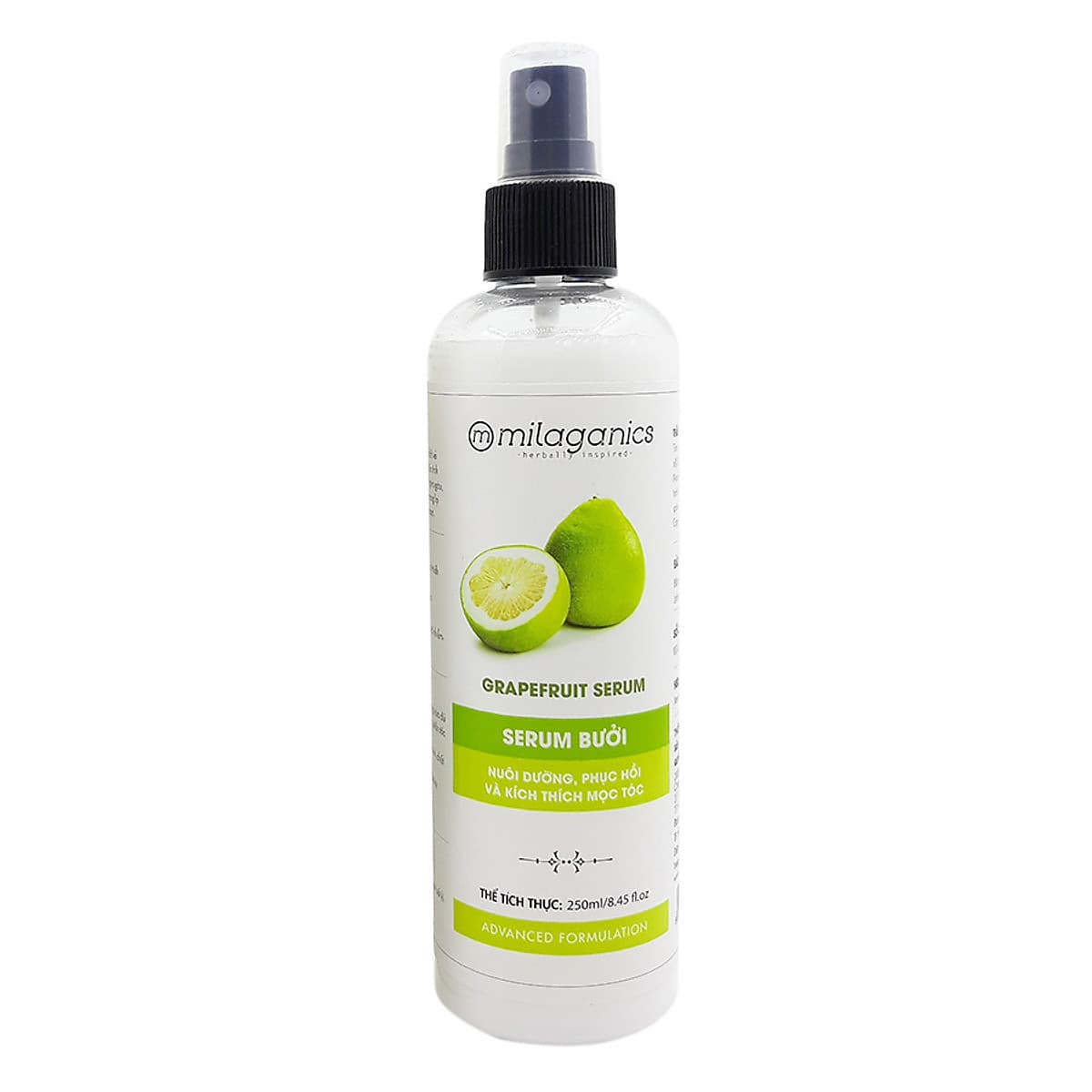 Combo 2 Serum Bưởi Kích Thích Mọc Tóc Milaganics (250ml/ chai)