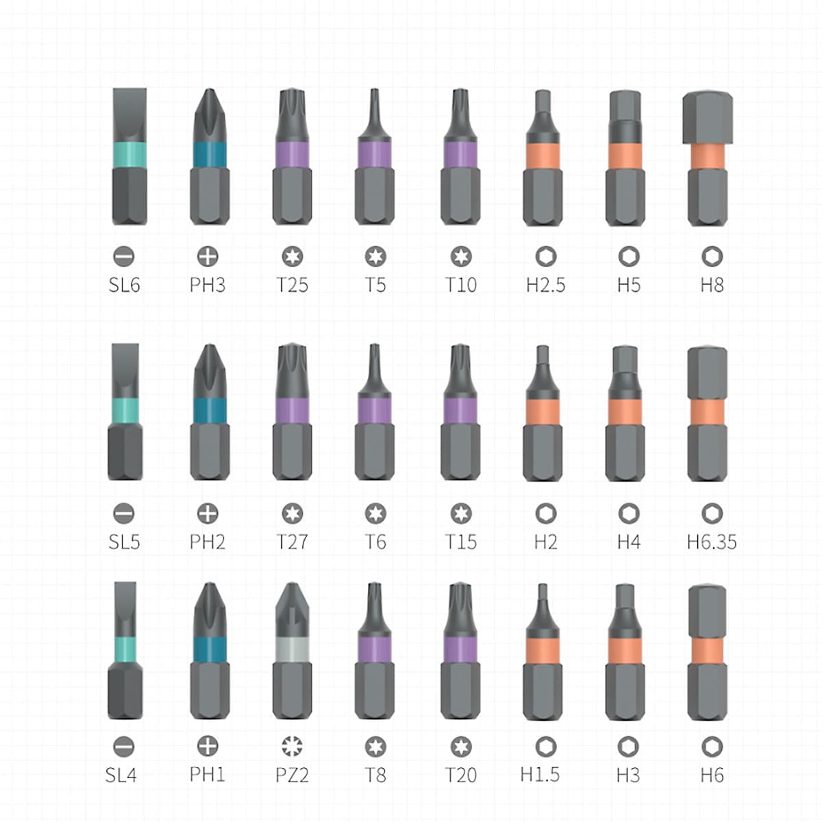 Xiaomi DUKA RS1 Screwdriver Set 24 in 1 Multi-purpose Ratchet Wrench Screwdriver S2 Magnetic Bits Tools Set DIY
