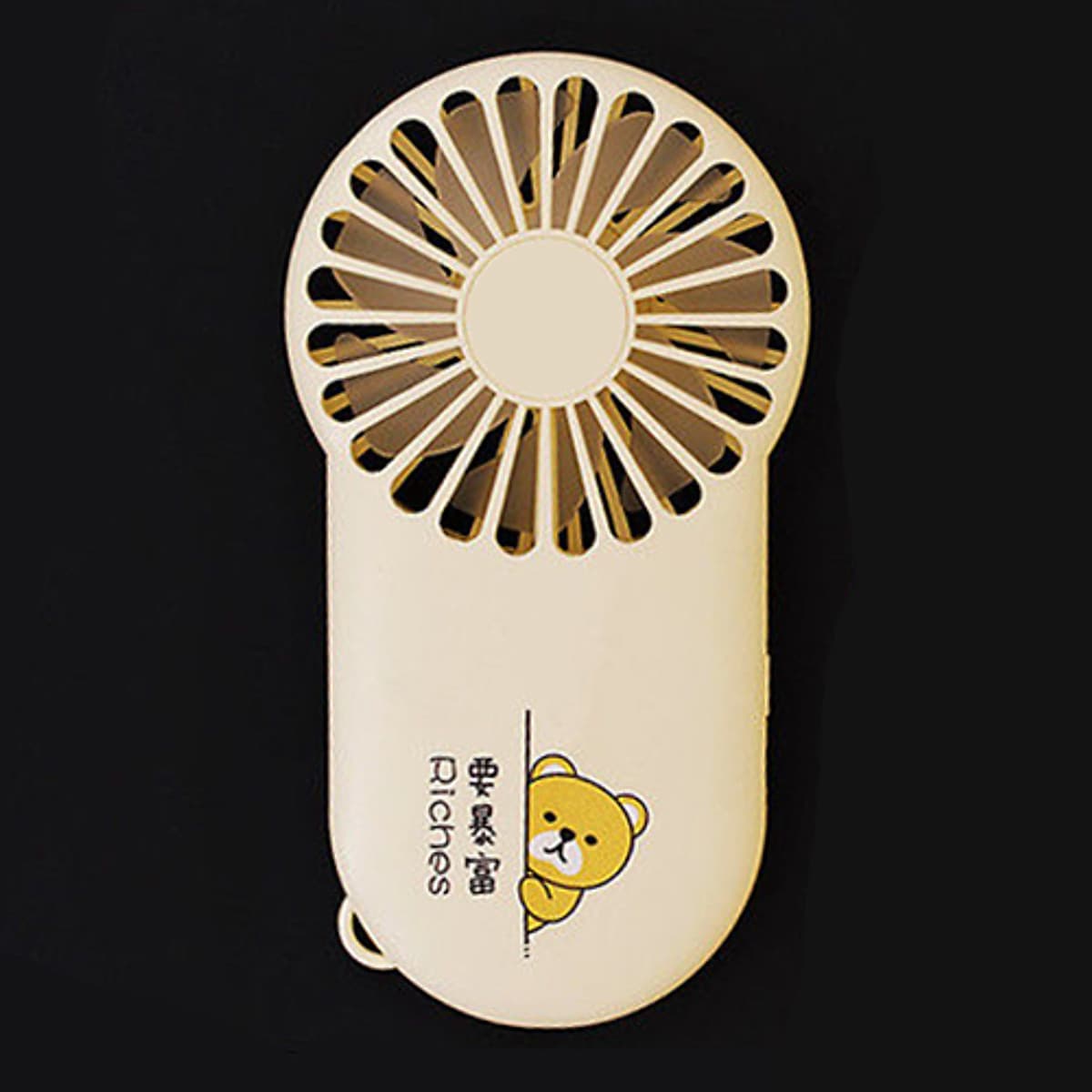 Quạt Sạc Mini Đa Năng Cầm Tay 3 Chế Độ Điều Chỉnh Gió Khác Nhau Kèm Giá Đỡ Yoobao LT-S3152 - Hàng Chính Hãng