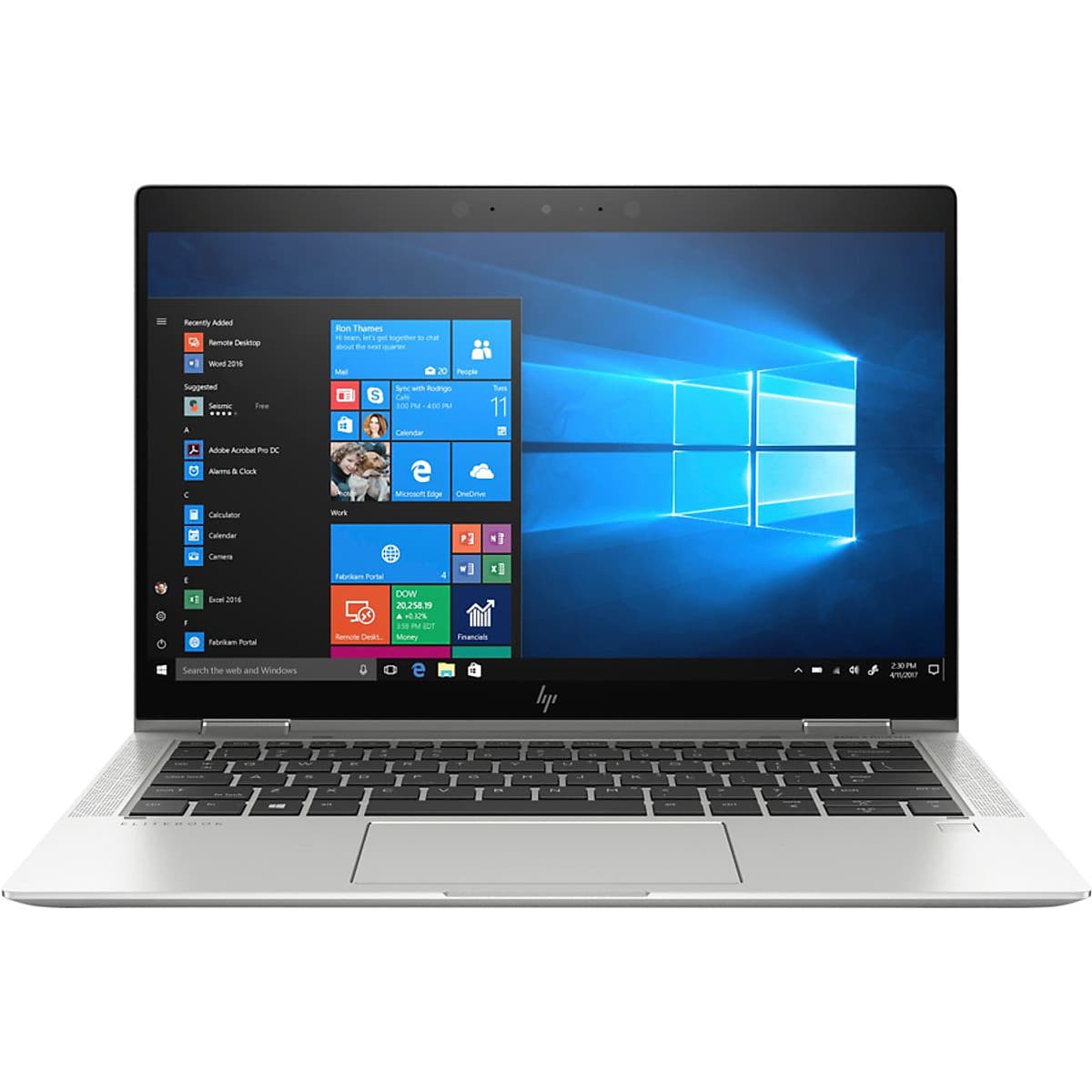 Laptop HP EliteBook x360 1030 G4 6MJ72AV (Core i5-8265U/ 8GB DDR4 2133Mhz/ 512GB PCIe NVMe/ 13.3 FHD IPS Touch/ Win10) - Hàng Chính Hãng