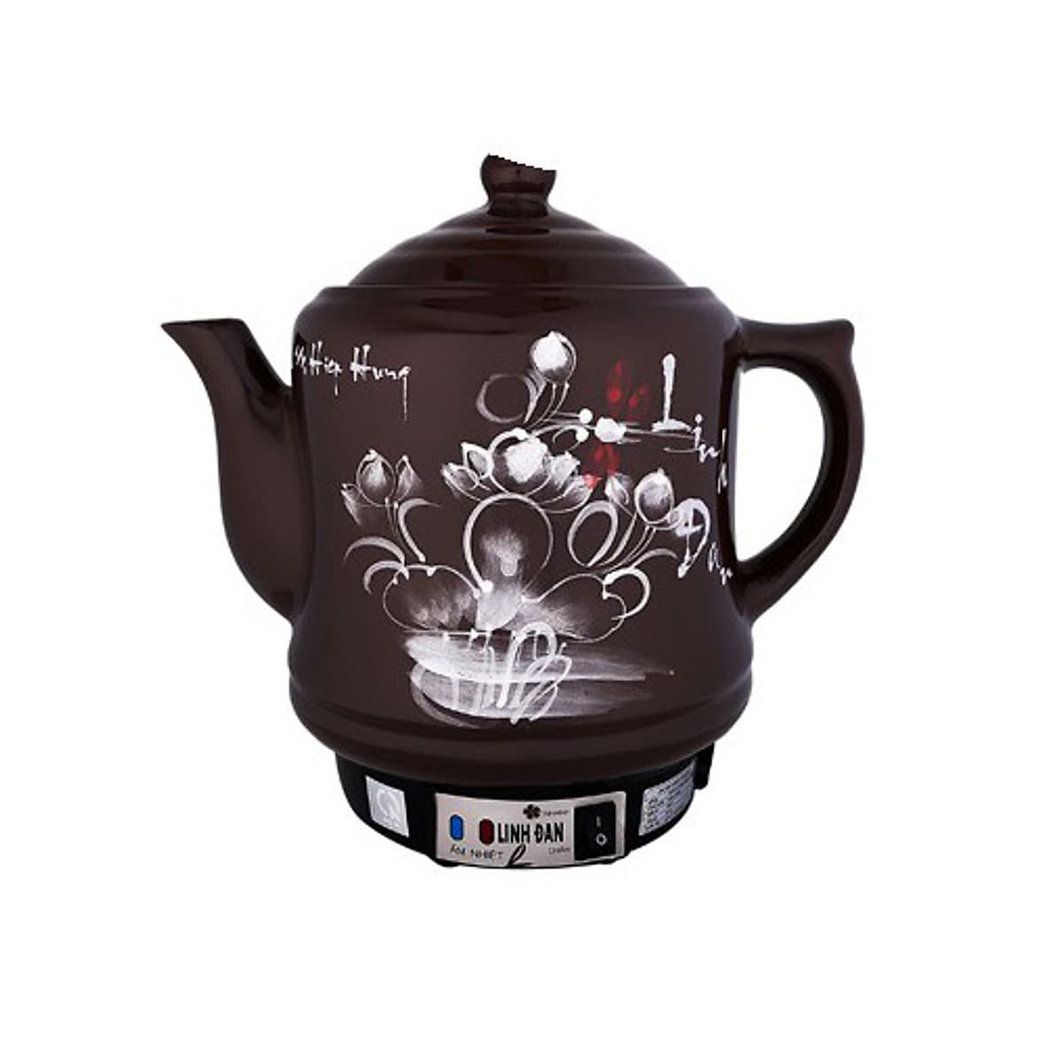 Ấm Sắc thuốc Linh Đan Hiệp Hưng ( Dung Tích 3.2L ) Giao màu ngẫu nhiên