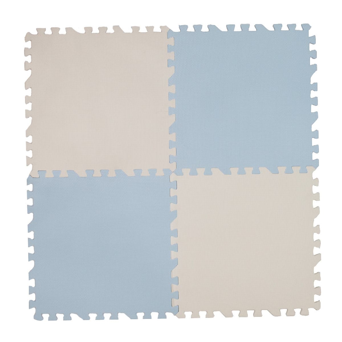 Set 09 Tấm Thảm Xốp Ghép Màu Pastel, Chất Liệu EVA Dùng Lót Sàn Cho Bé, Lót Sàn Phòng Bếp, Phòng Khách - Kích Thước 45x45x1 cm