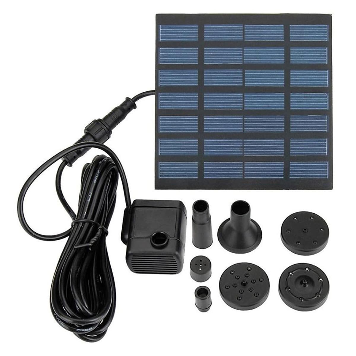 Máy Bơm Nước Năng Lượng Mặt Trời Với 4 Đầu Phun