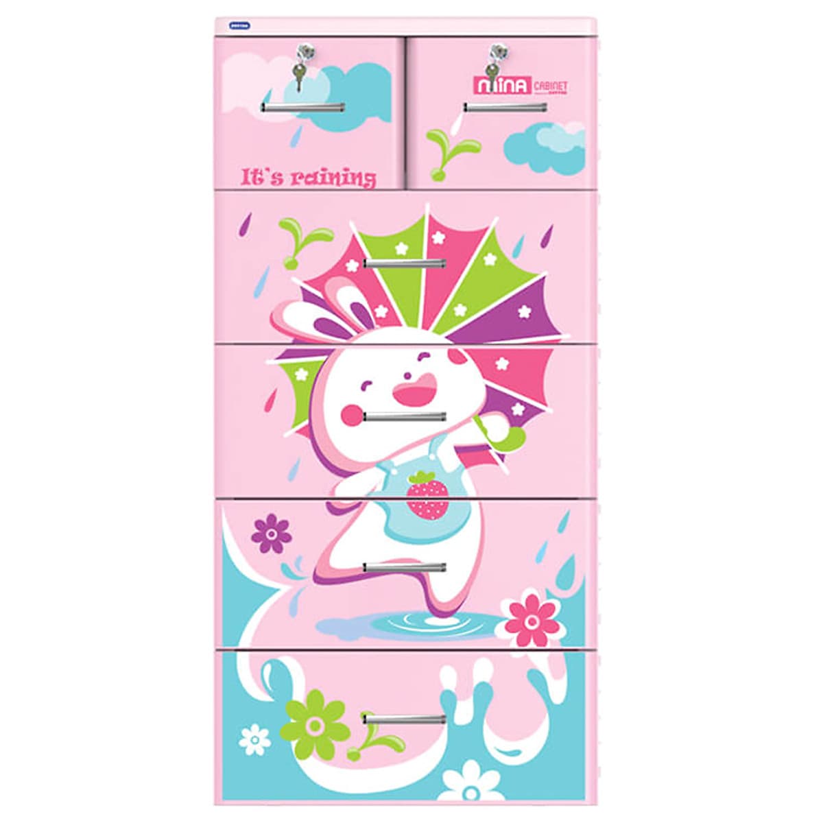 Tủ Mina 5 ngăn Duy Tân (Họa tiết ngẫu nhiên)