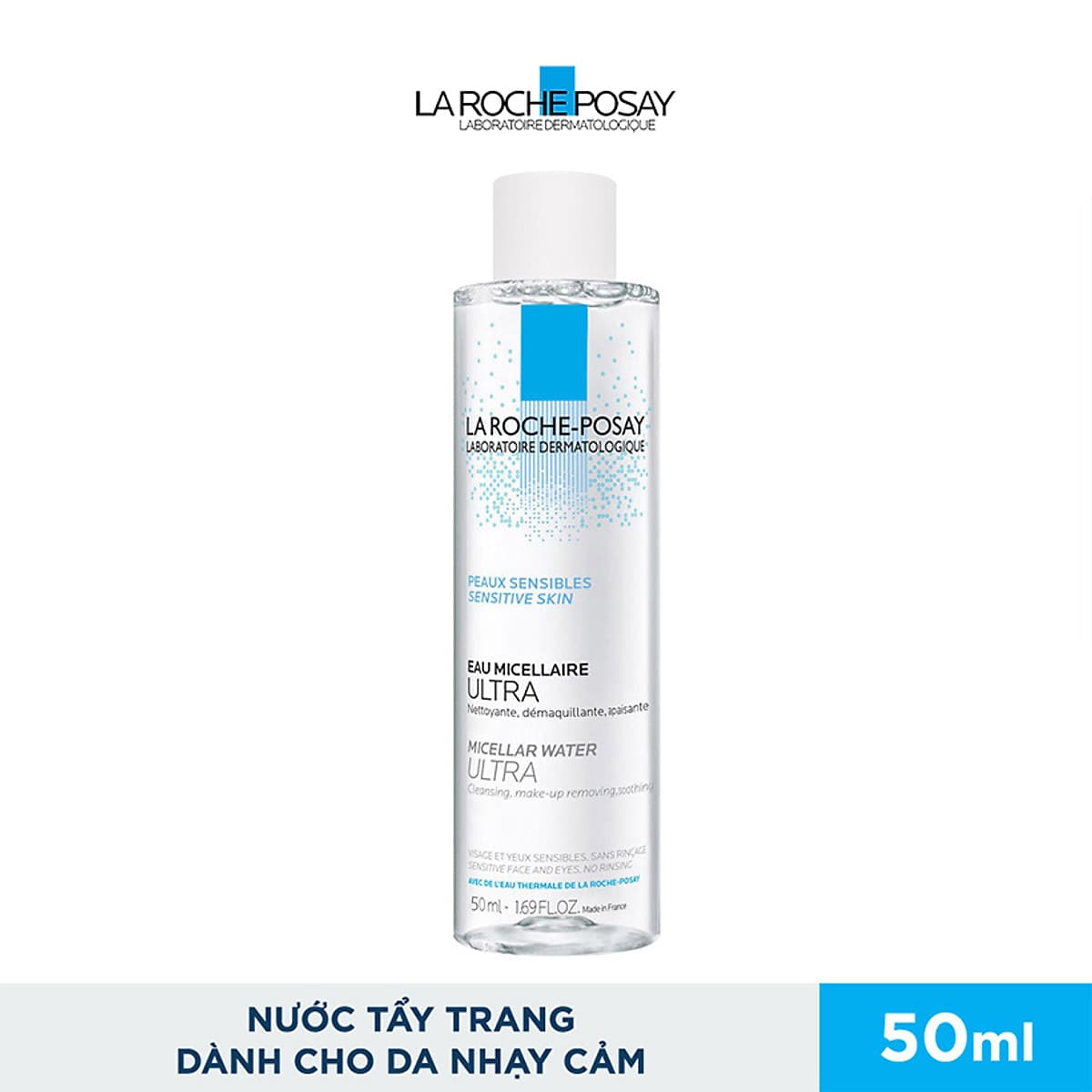 Bộ Gel rửa mặt và tắm giúp làm sạch bã nhờn,giảm mụn & thâm sẹo & ngăn ngừa mụn tái phát La Roche-Posay Effaclar Micro-Peeling Purifying Gel