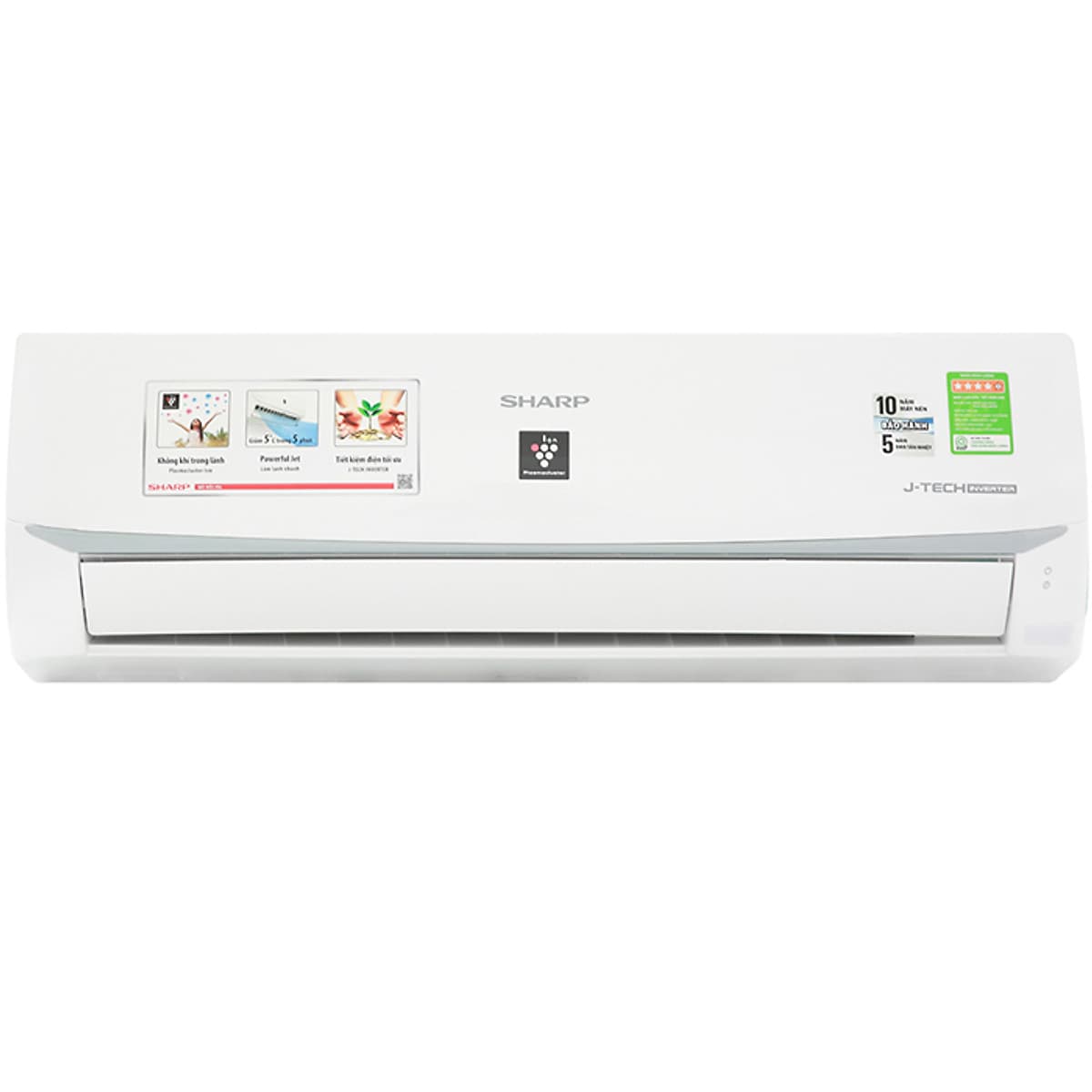 Máy Lạnh Sharp Inverter 1.5 HP AH-XP13WHW
