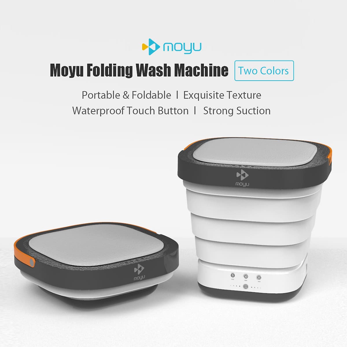 Máy Giặt Gấp Di Động Xiaomi Moyu Mini Phù Hợp Cho Người Du Lịch Hay Tại Nhà