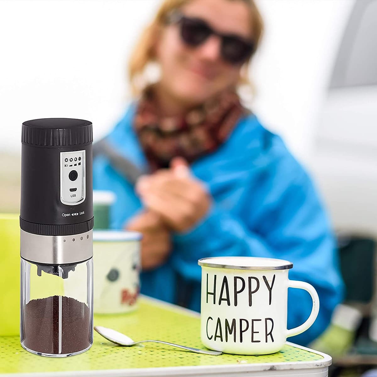 Máy xay cafe mini cầm tay cao cấp đa năng( Mã YM61001)