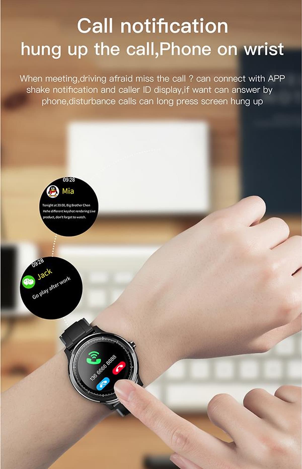 Đồng Hồ Thông Minh KOSPET PROBE Smart Watch 1.3 inch IPS Full Round Touch Screen Healthcare Sports Smart Watch Dual Colorful Silicone Watch