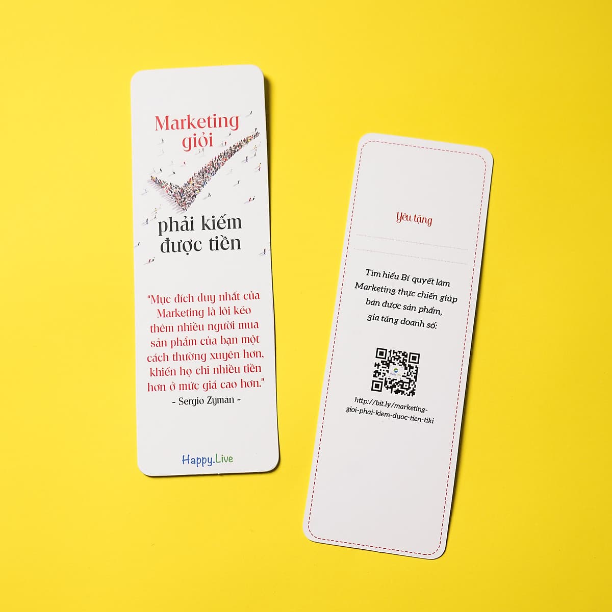 Bookmark Happy Live – Đầu tư, kinh doanh, phát triển bản thân (Giao mẫu ngẫu nhiên)
