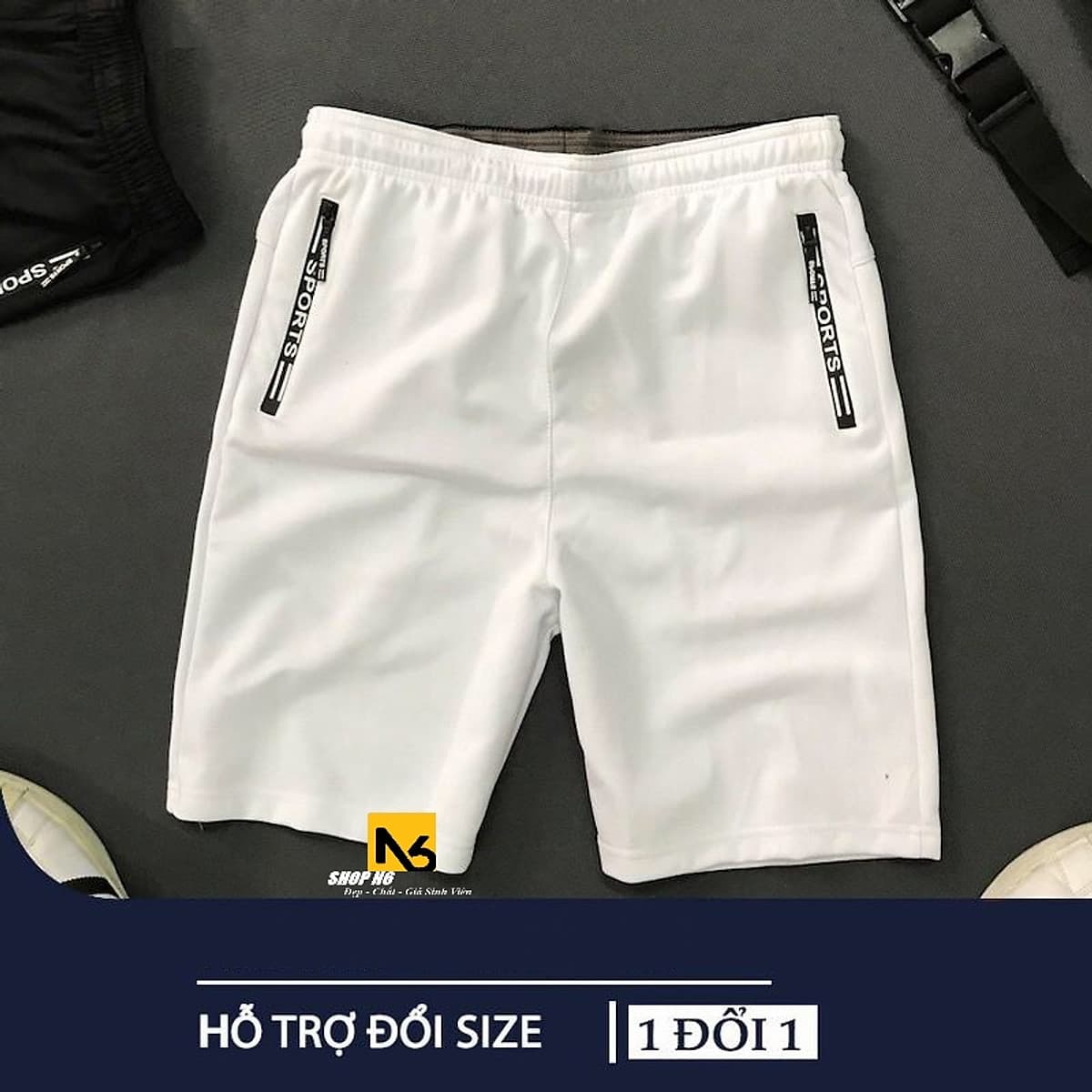 Quần short nam thể thao đồ gym thun cotton 4 chiều, quần đùi nam mặc nhà thể thao cao cấp ShopN6 - QSB2 (Nhiều Màu)