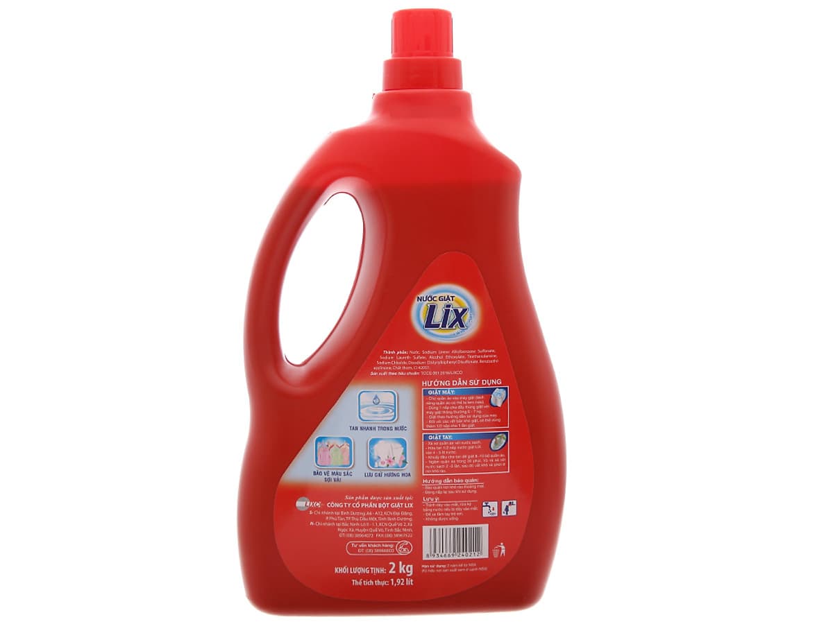 Nước Giặt Lix Đậm Đặc 