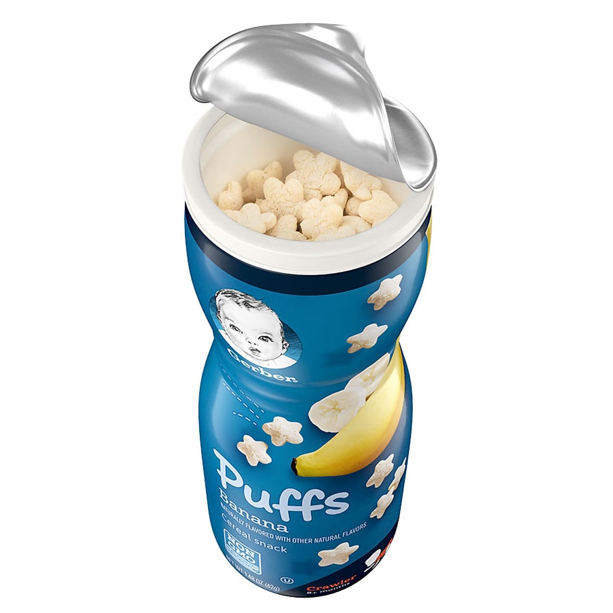 Bánh Ăn Dặm GERBER PUFFS Vị Chuối (Hộp 42g)