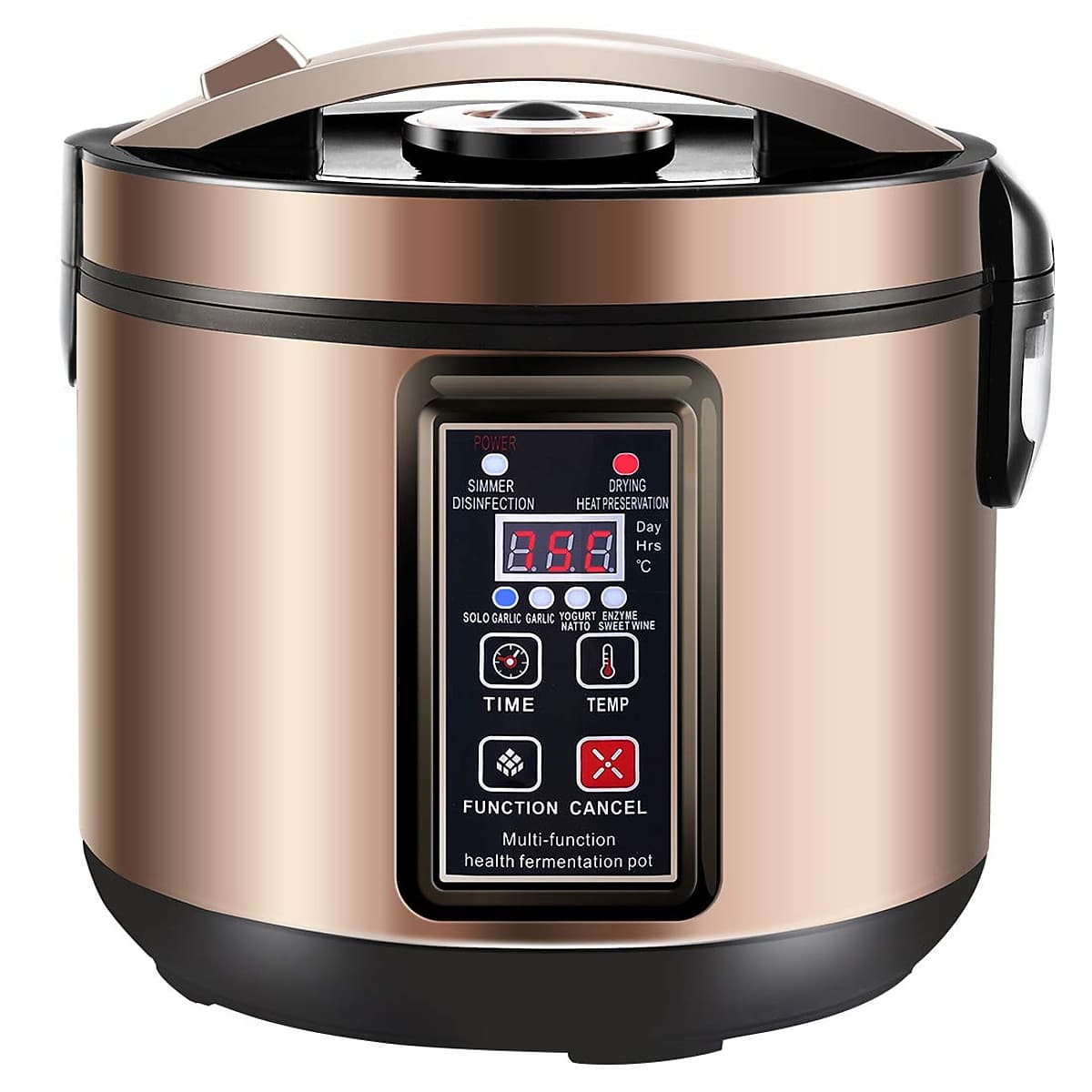 Máy lên men thực phẩm Anzhik 6 lít AZK-186 thế hệ mới - làm tỏi đen, sữa chua, yogurt, đậu nành(natto), enzyme trái cây, vang ngọt, kim chi - Hàng Chính Hãng
