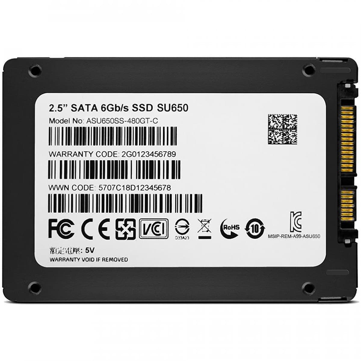 Ổ cứng SSD ADATA Ultimate SU650 Sata III 3D-NAND 2.5 inch 120GB - Hàng Chính Hãng