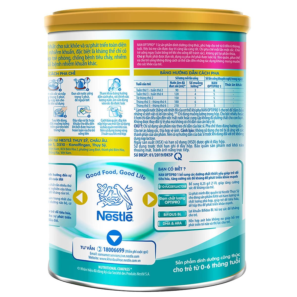 Sữa Bột Nestlé Nan Optipro 3 (1.8 Kg)