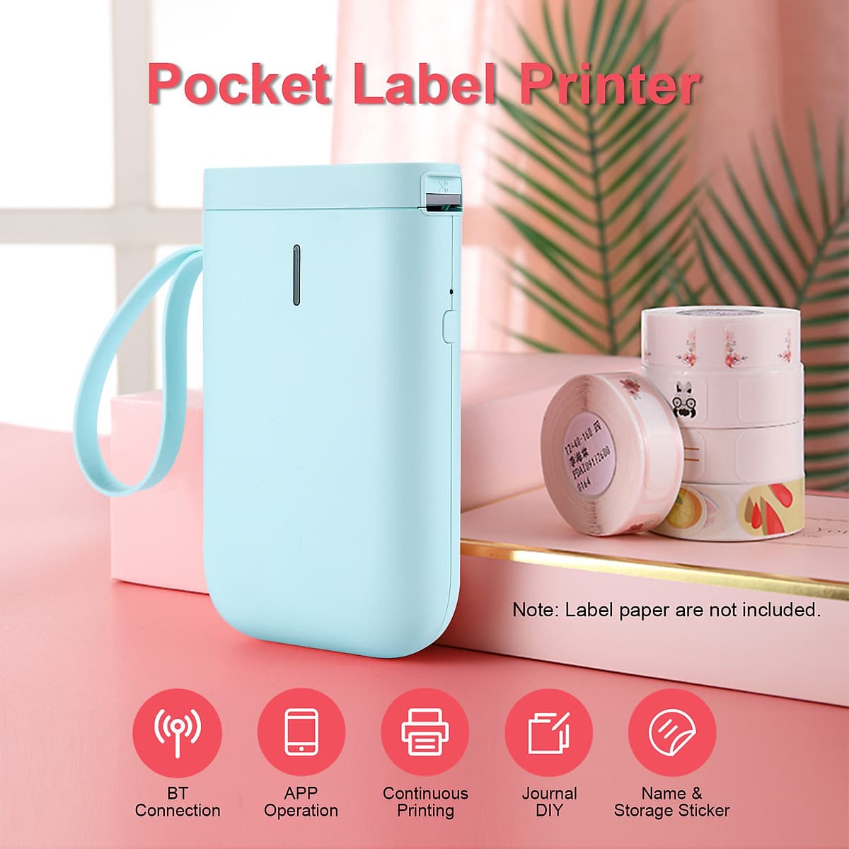 Máy In Nhãn Di Động Bỏ Túi D11 Tương Thích Với Smart Phone Hệ Điều Hành iOS Android