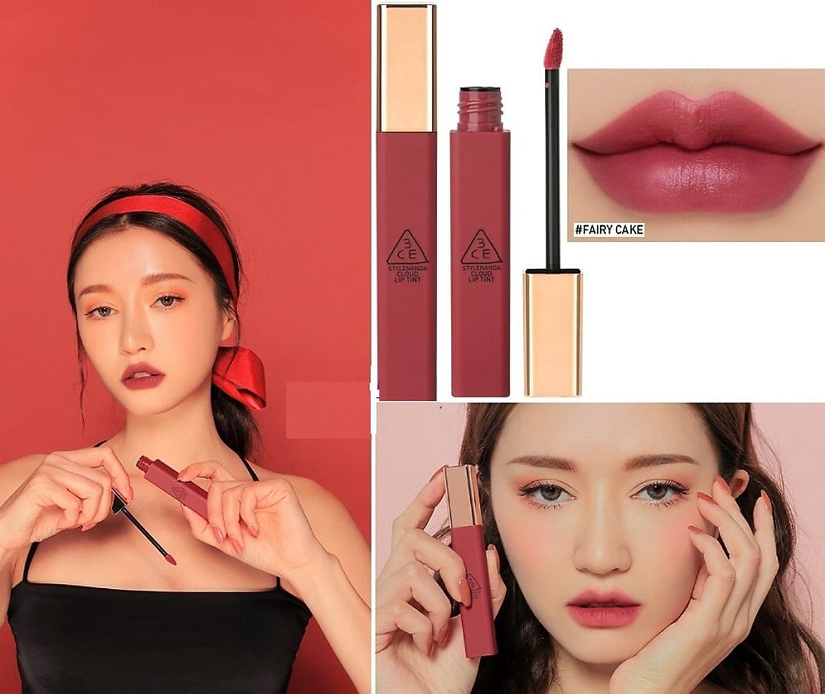 Son Kem Siêu Lì, Mịn Môi 3CE Cloud Lip Tint