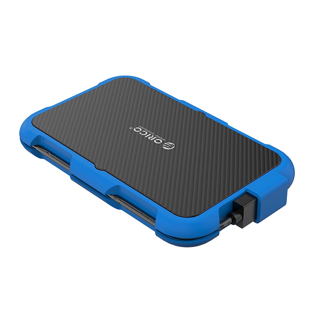 Hộp Đựng Ổ Cứng Di Động HDD Box ORICO 2739U3( Màu xanh) USB3.0/2.5 Nhựa ABS+Silica gel - Hàng Chính Hãng