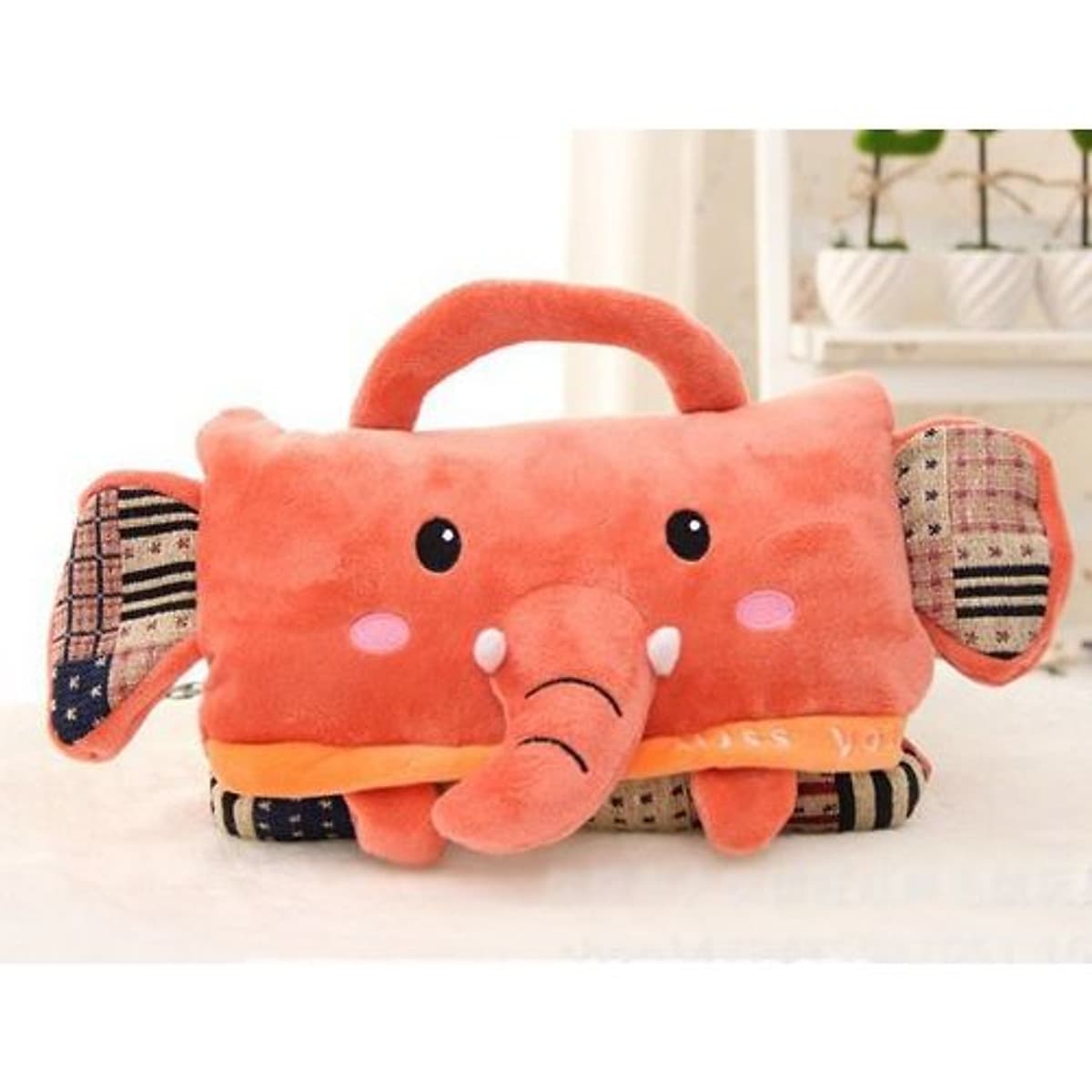 Túi Sưởi Ấm Tay Hình Thú Đa Năng - Dùng Điện - Màu Cam - Mẫu TST026