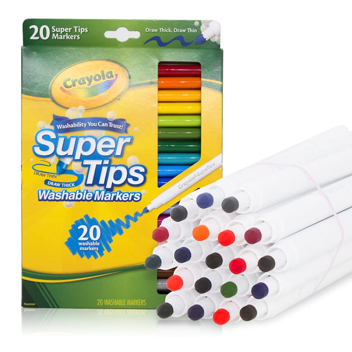 Bộ Bút Lông 20 Màu Cao Cấp CRAYOLA 58-8106