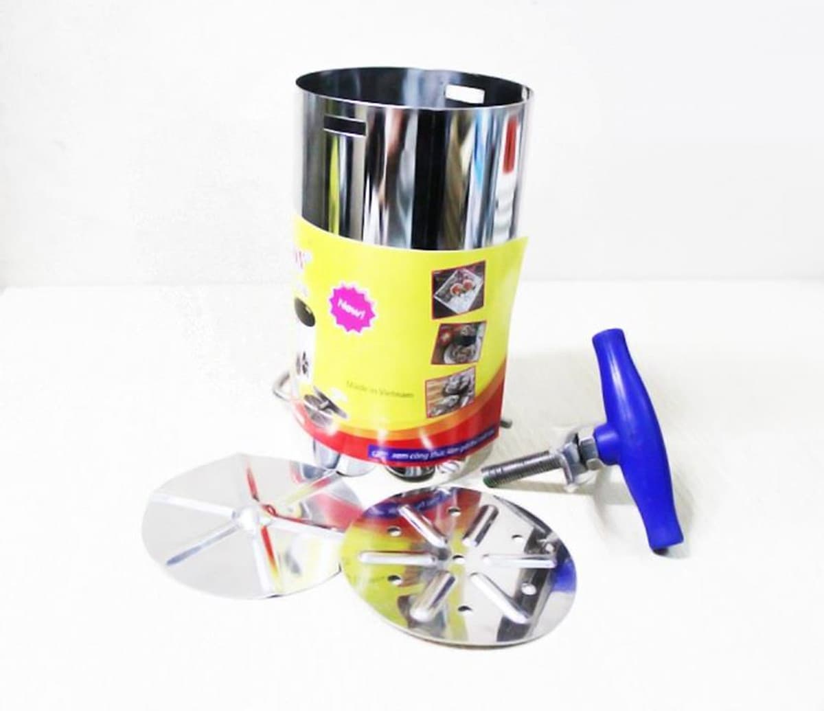 Khuôn Làm Giò Thủ Chả Lụa Inox Không Gỉ Sáng Bóng 3 Kích Cỡ Lựa Chọn 