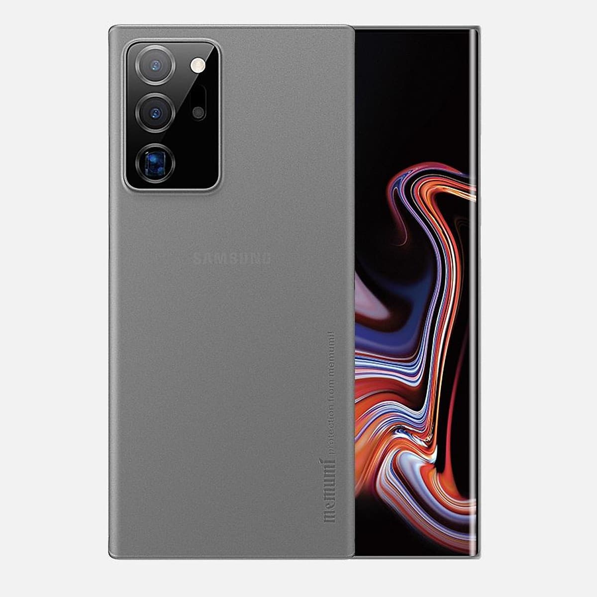 Ốp lưng lụa mỏng dành cho Samsung Galaxy Note 20 bảo vệ camera, siêu mỏng 0.3 mm - Hàng Chính Hãng Memumi