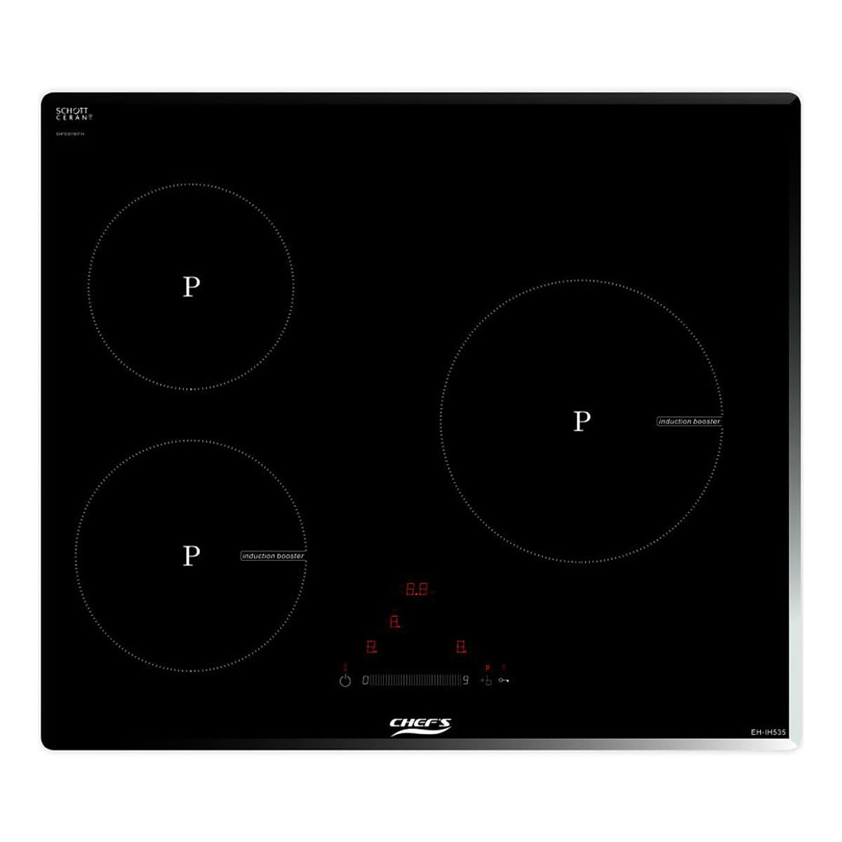 Bếp Âm Từ 3 Vùng Nấu Chef's EH-IH535 (62cm - 5300W) - Hàng Chính Hãng