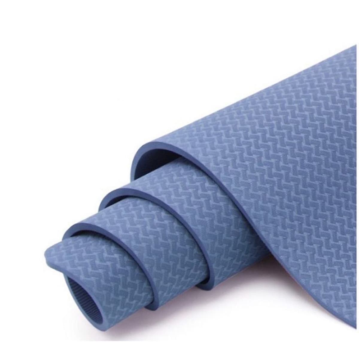 Thảm tập yoga định tuyến 6mm TPE  kèm túi đựng