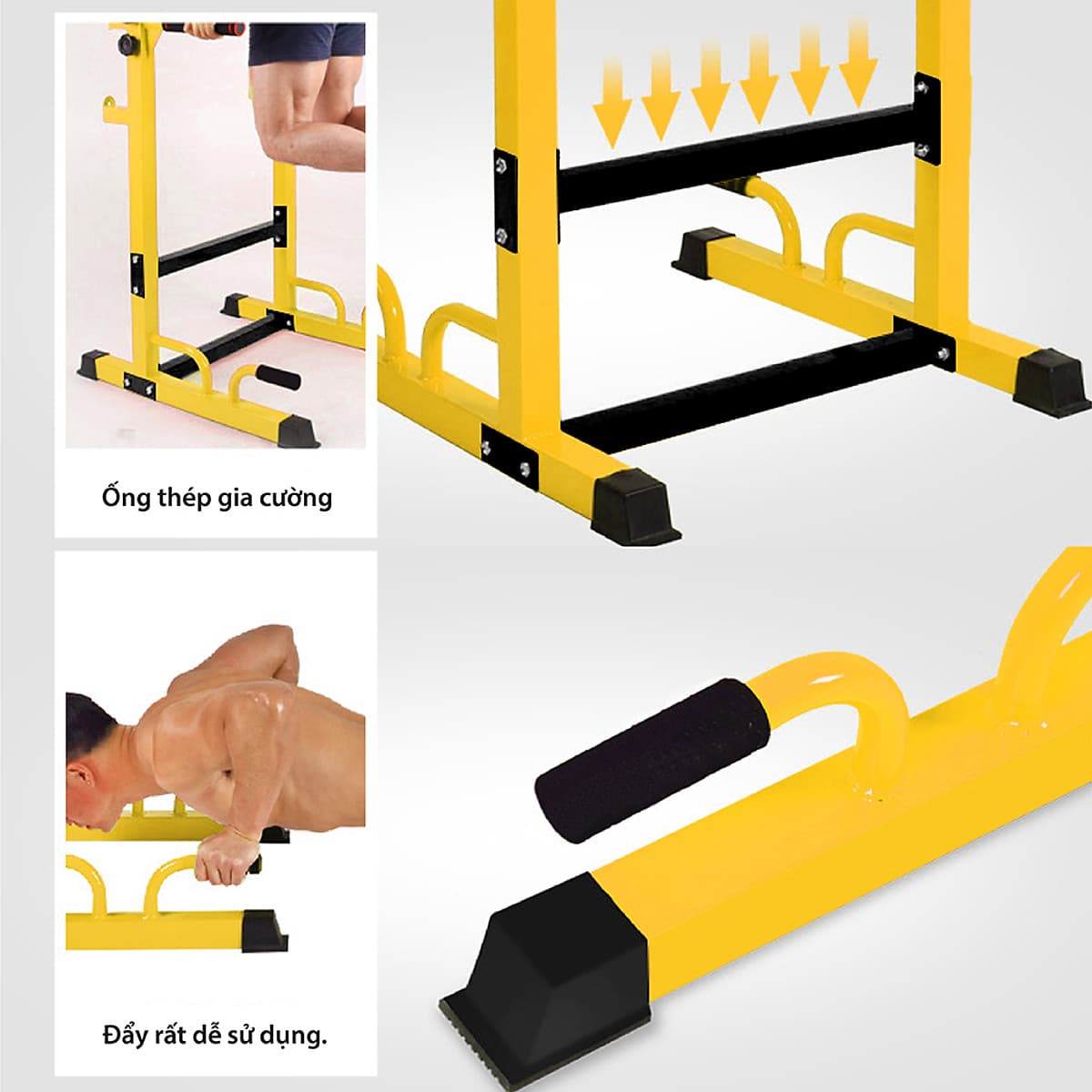 BG Bộ xà đơn, xà kép đa năng  cao 1m9 cao cấp CHINNING DIPPING (hàng nhập khẩu)