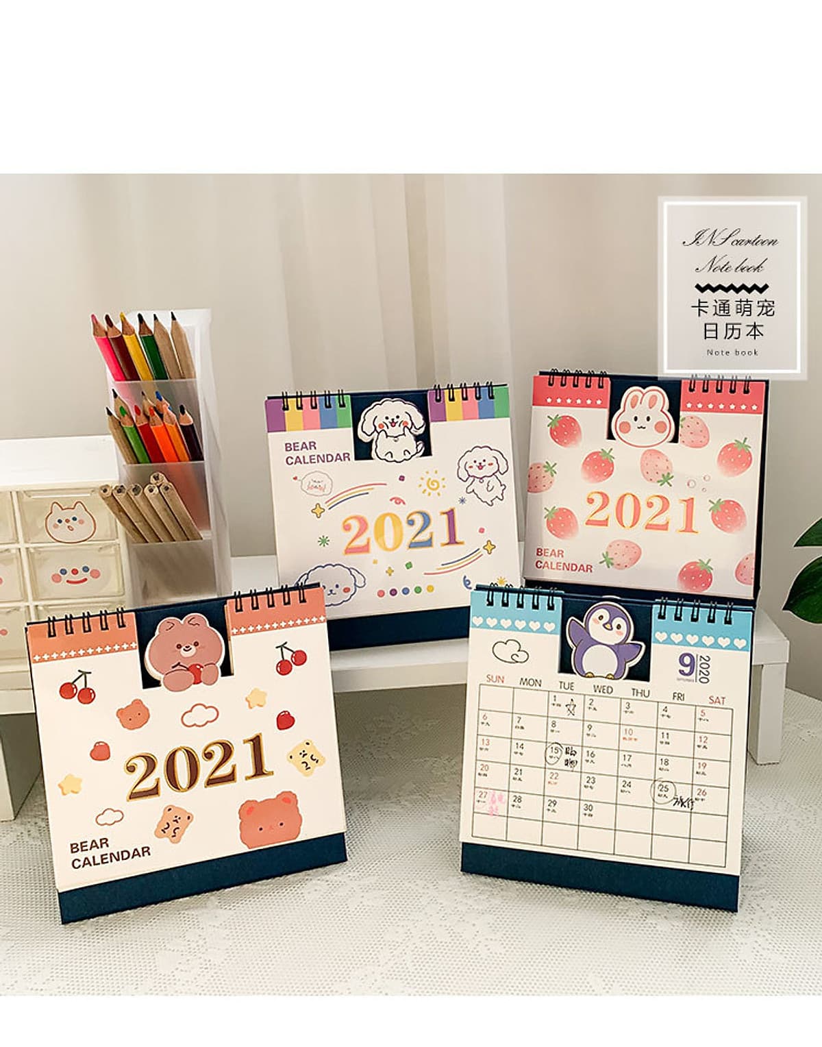 Lịch Bàn 2021 Sáng Tạo Để Bàn Trang Trí Công Việc Note Lịch Mới Kế Hoạch Năm