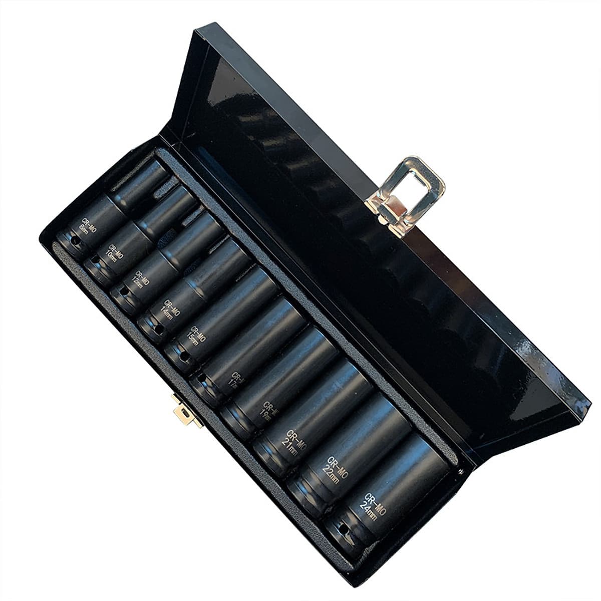 10Pcs Wind Sleeve Pneumatic Sleeve 1/2 Auto Repair Tool Set Iron Box Sleeve
