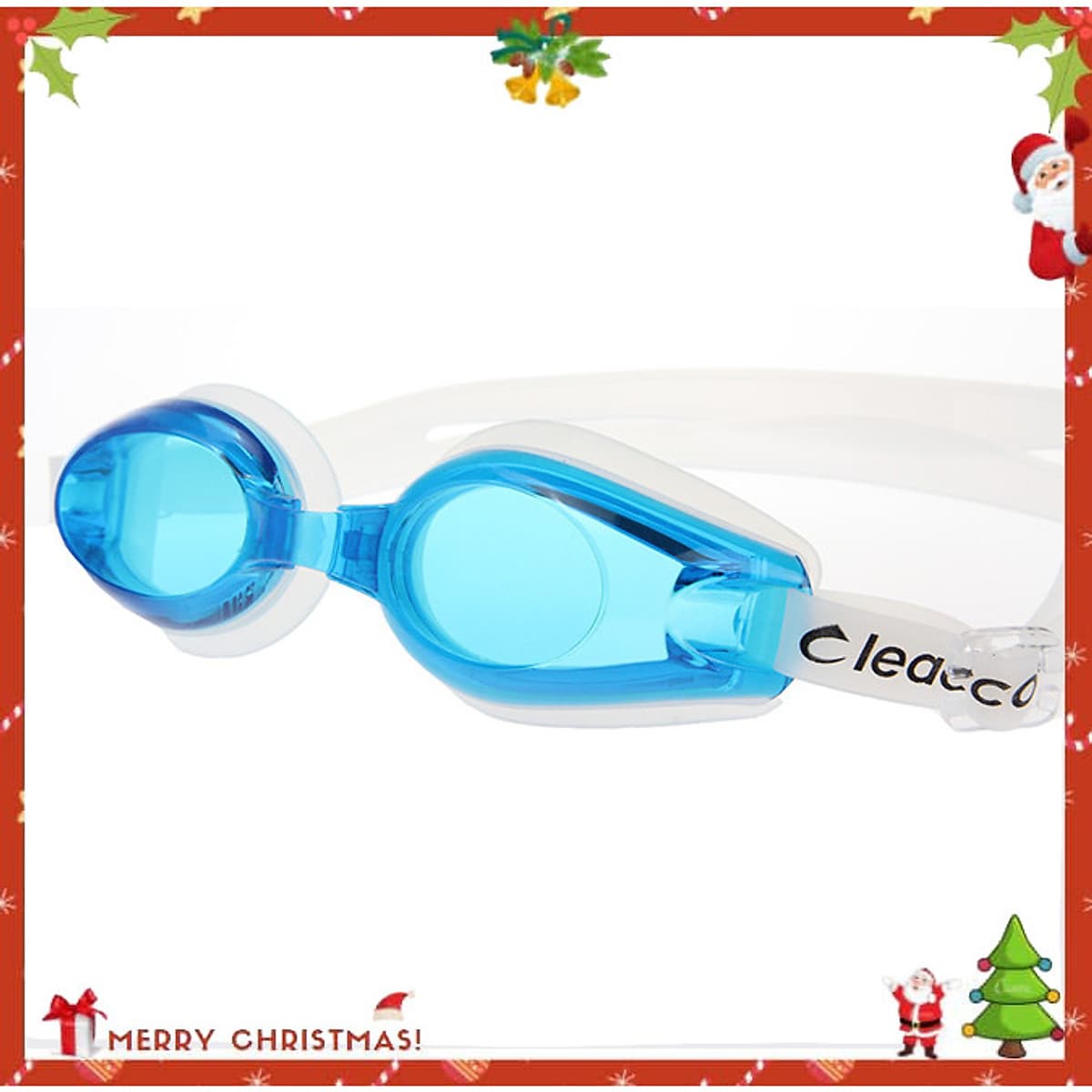 Kính bơi chống sương mờ, chống UV Cleacco, dây đeo được làm 100% silicone mềm mại, thoải mái, thiết kế không trơn trượt, độ co giãn và độ bền thách thức thời gian, dành cho vận động viên chuyên nghiệp hoặc người thích người đi bơi hằng ngày