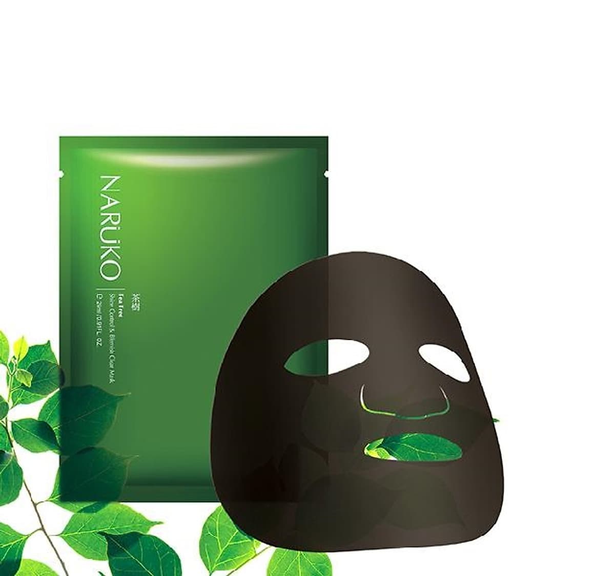 Combo 5 HỘP TẶNG 1 HỘP mặt nạ NARUKO tràm trà hỗ trợ điều trị mụn thần kỳ Phiên bản Đài Loan (8 miếng/ hộp)